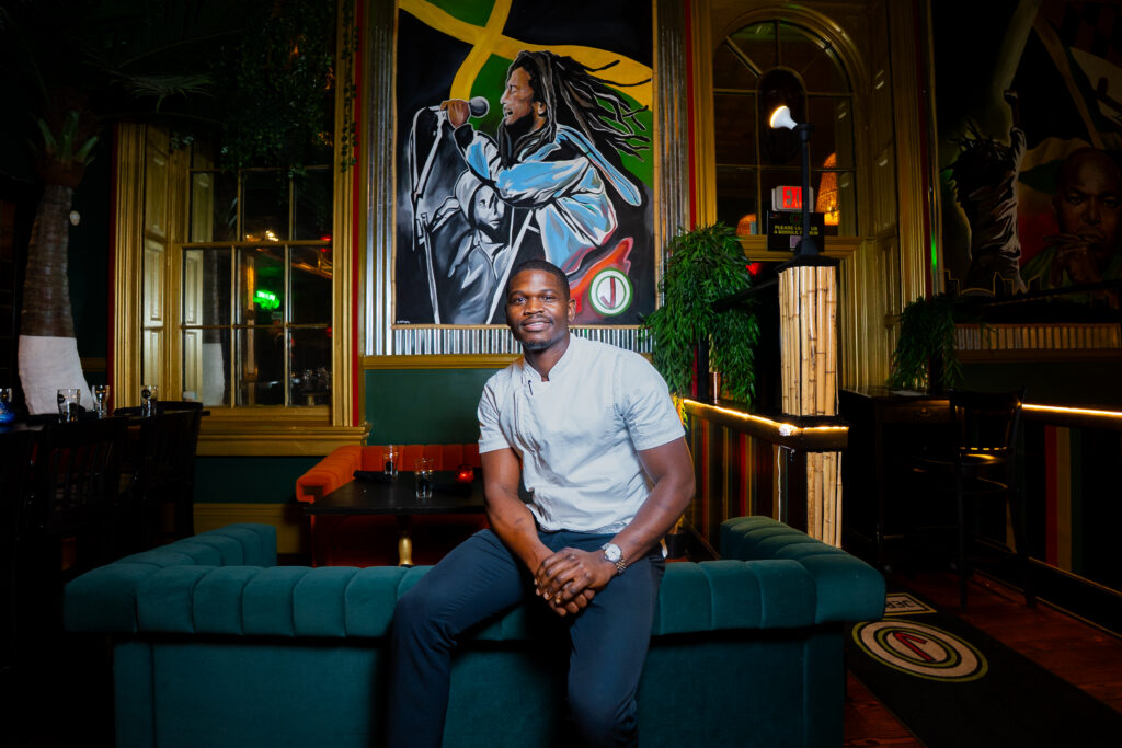 Chef Loic from Jerk at Nite Restaurant in Baltimore, MD